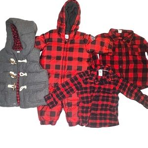 Kids 4-Piece Plaid Bundle